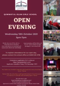 QUIGS Open evening 2021