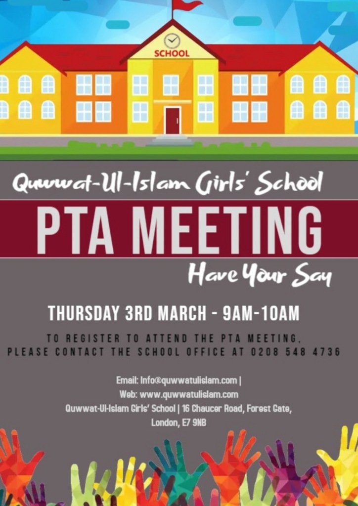 PTA Meeting Invite