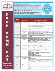 Drop Down Day poster-30.3.22