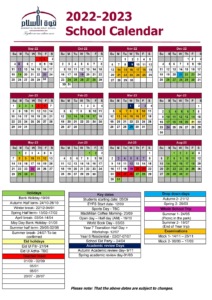 2022-2023 School Calendar