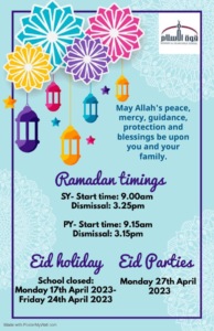 Ramadan and Eid poster