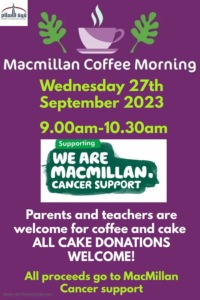 MacMillan Coffee morning